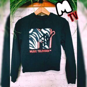 MTV zebra print Retro shirt